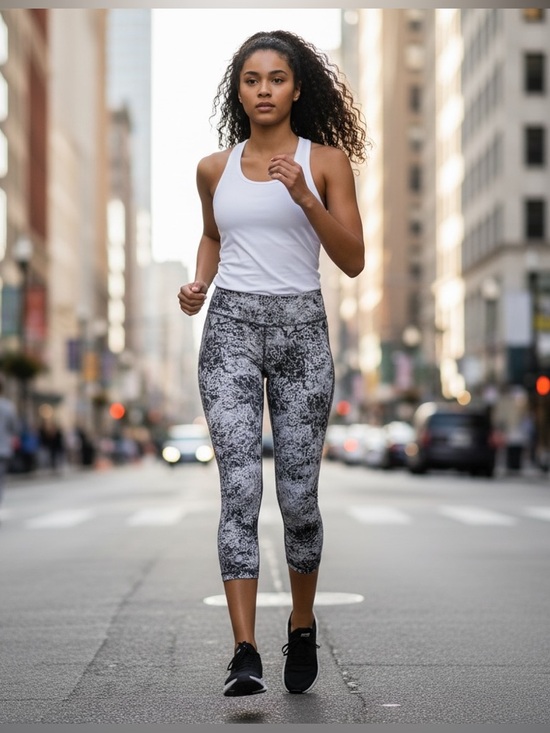 lululemon athletica Pants - Lululemon Wunder Under Crop *Full-On Luxtreme 21"
Serigraph Starlight Black Sz 6